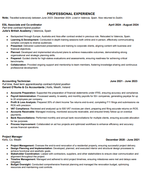 CV Preview